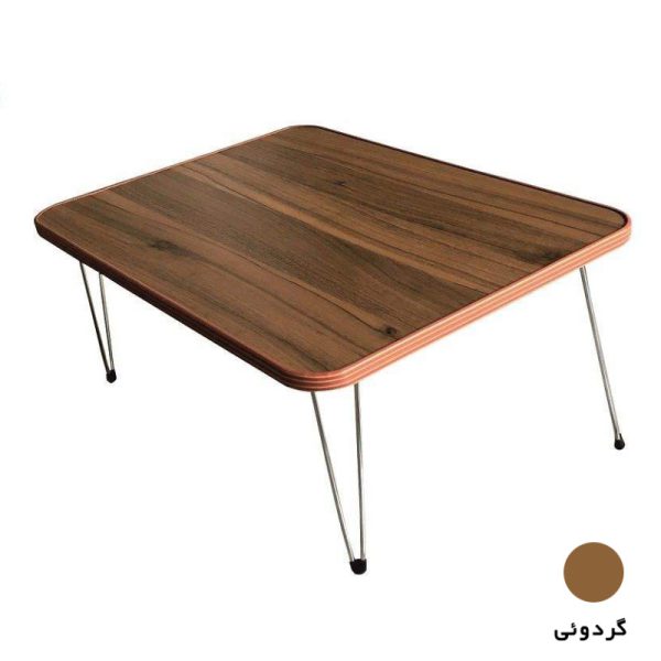 میز تحریر تاشو طرح چوب 80*60 بزرگ (پلاس) پارس